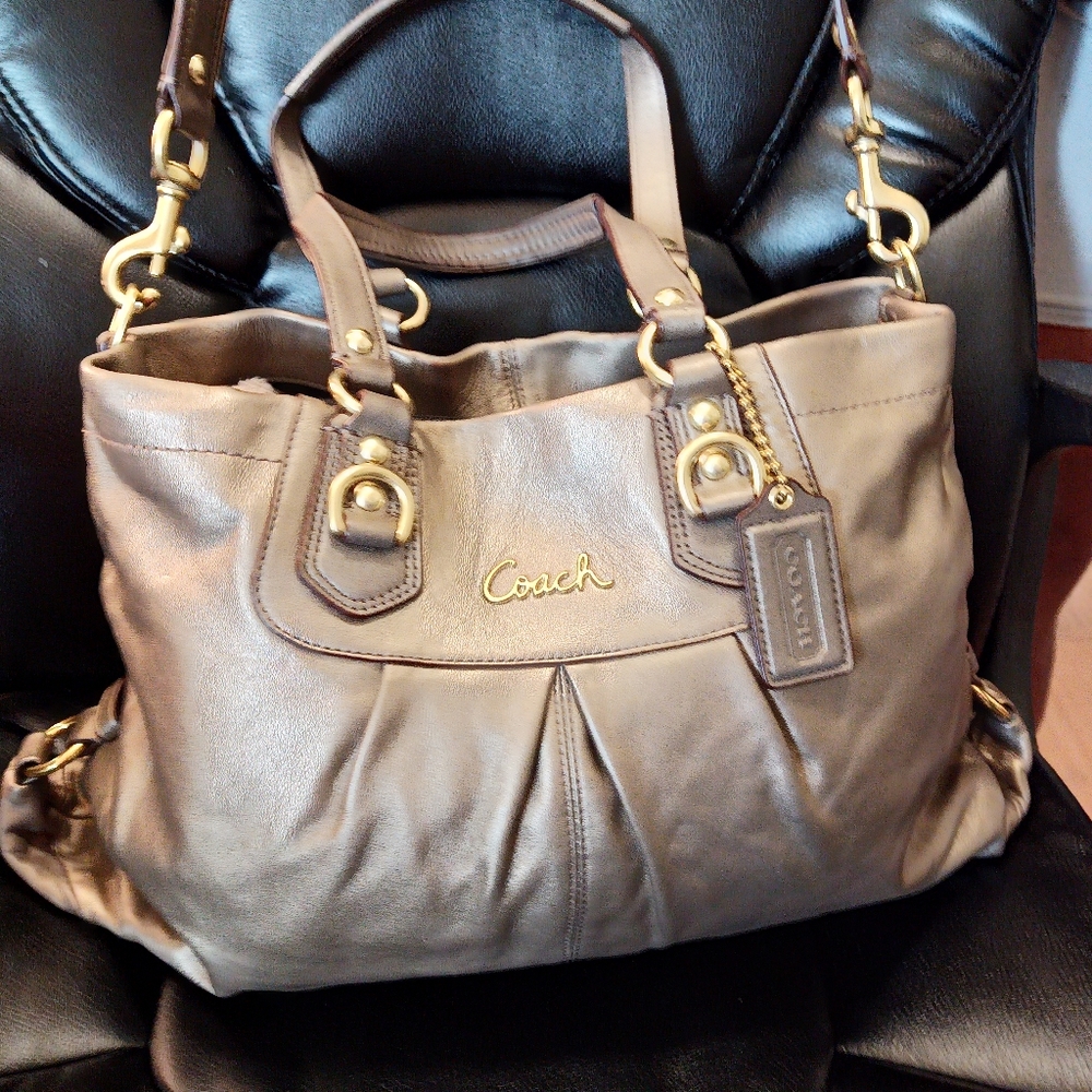 Coach leather satchel